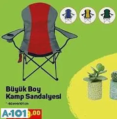 BÜYÜK BOY KAMP SANDALYESİ BÜYÜK BOY KAMP SANDALYESİ